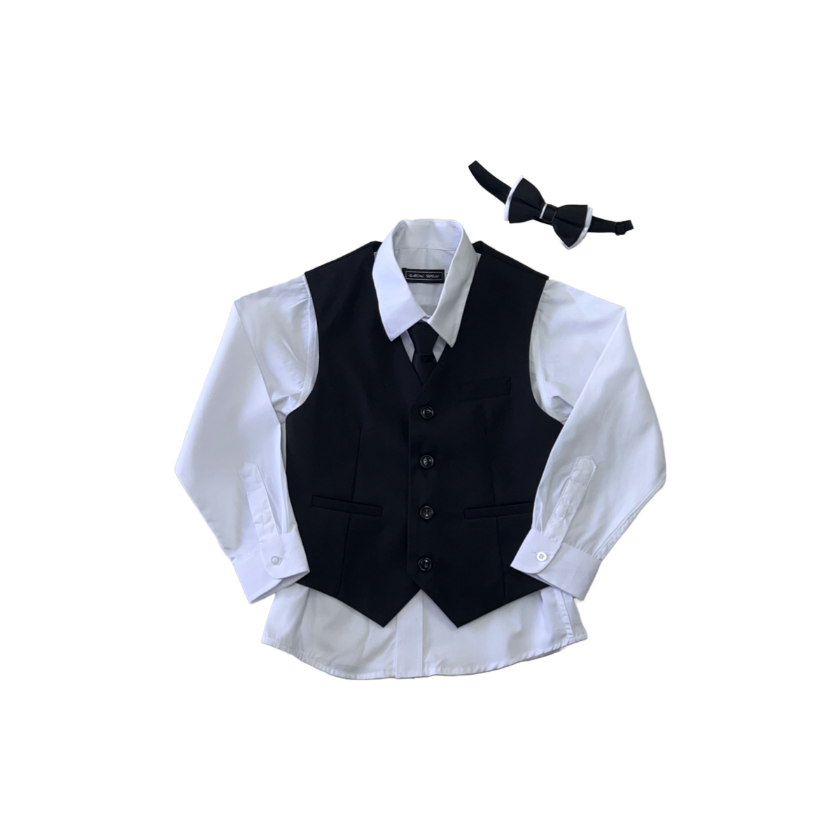Debonair Slim-Fit Black Suit