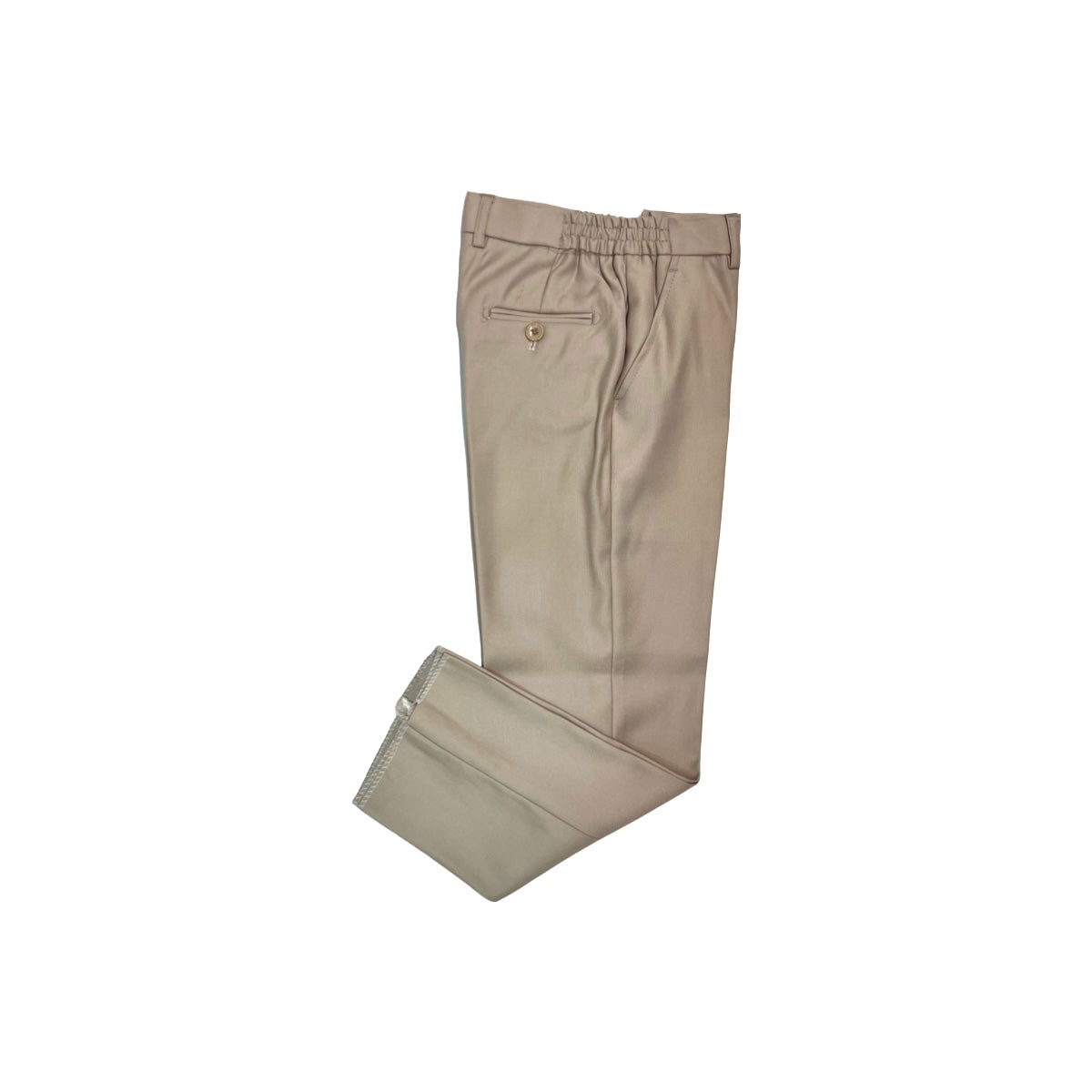 Classic Fit 5-Piece Beige Suit