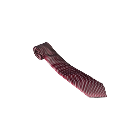 Purple Label Burgundy Pattern Mens Necktie