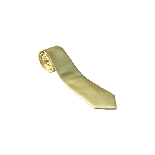Golden Yellow Mens Necktie