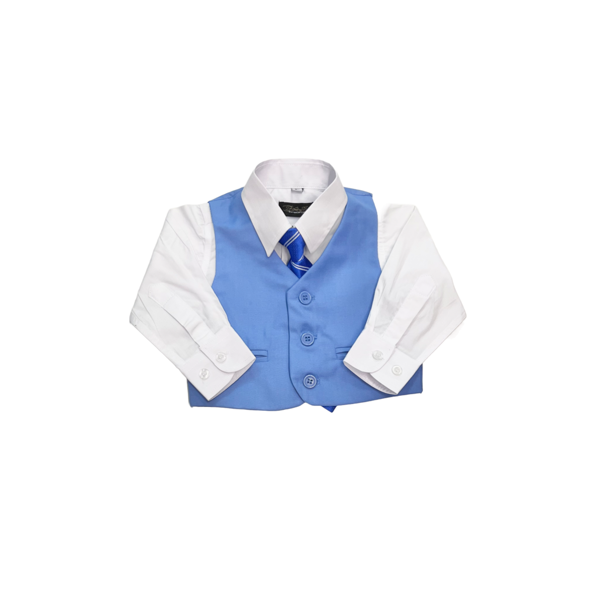 Fancy Kids 5-Piece Baby Sky Blue Suit