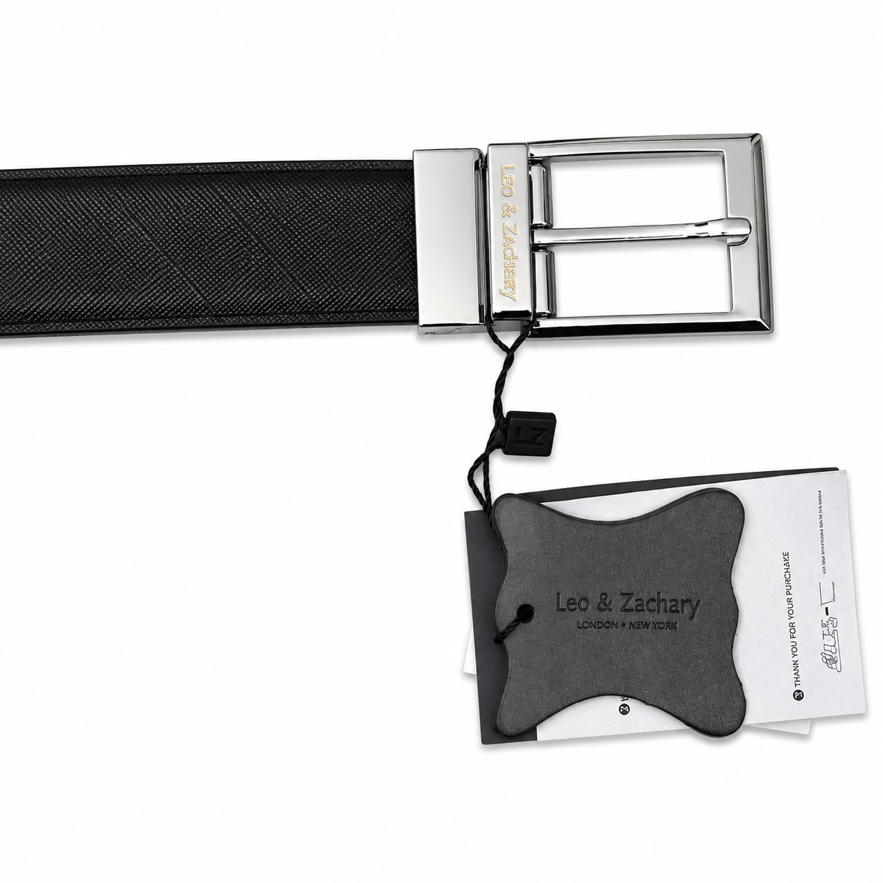 Leo & Zachary Boys’ Reversible Leather Dress Belt