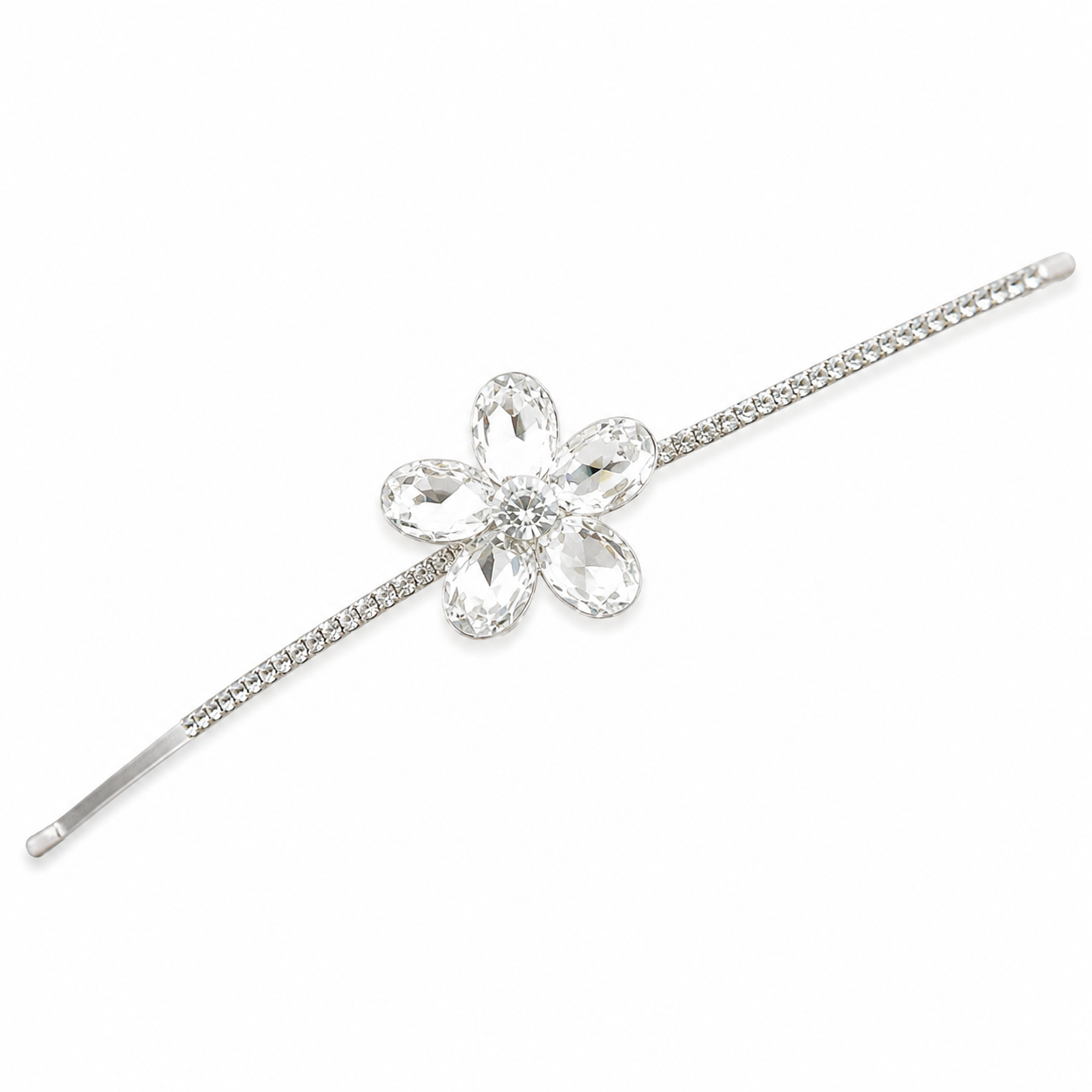 Crystal Flower Rhinestone Headband