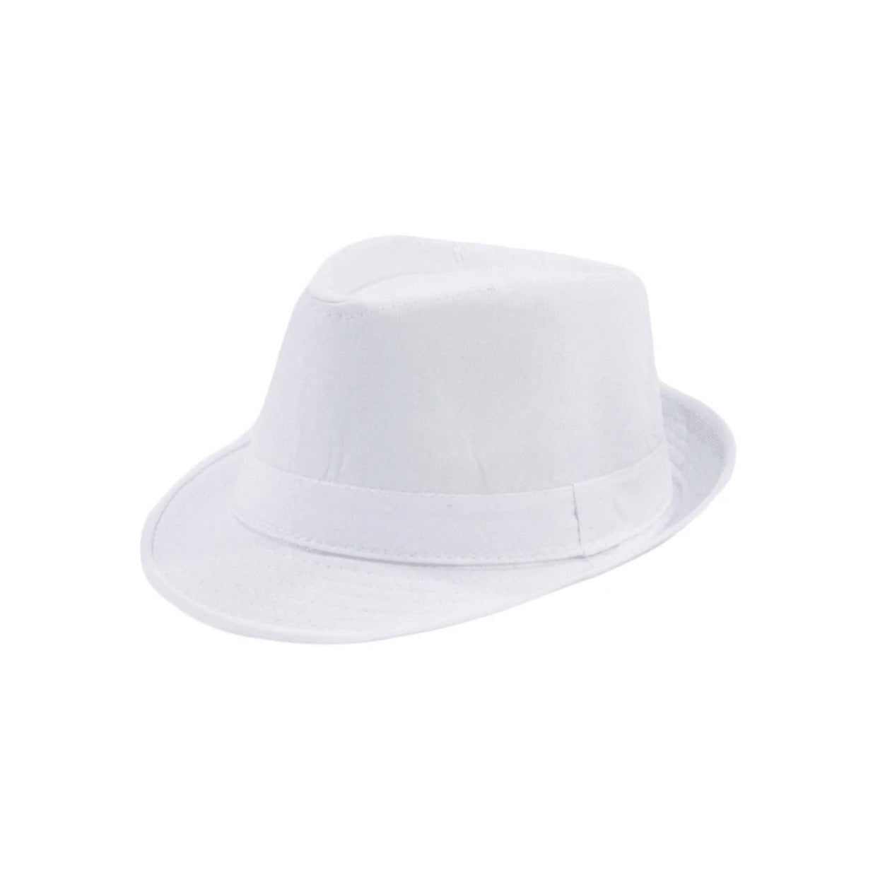 Unisex Teen White Fedora Hat – Modern Classic Statement Piece