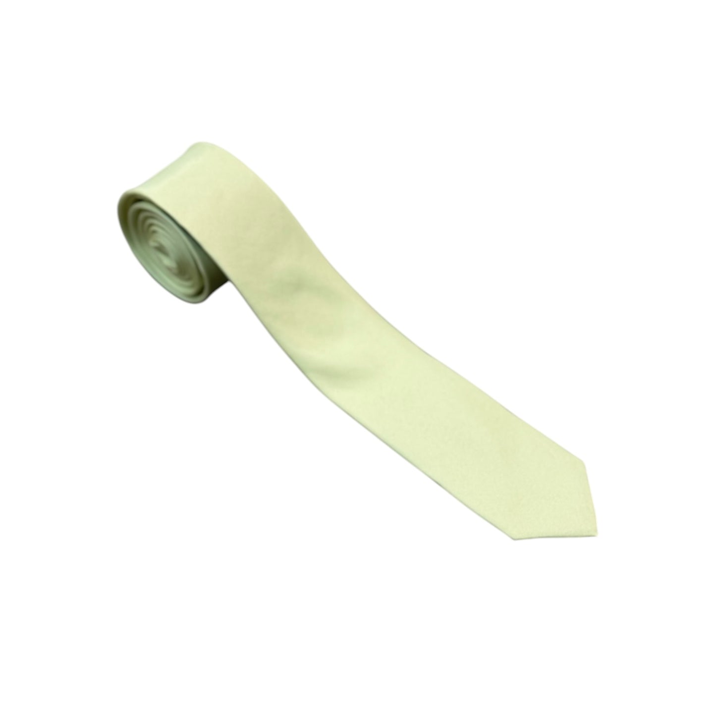 Mens Narrow Solid Colour Necktie