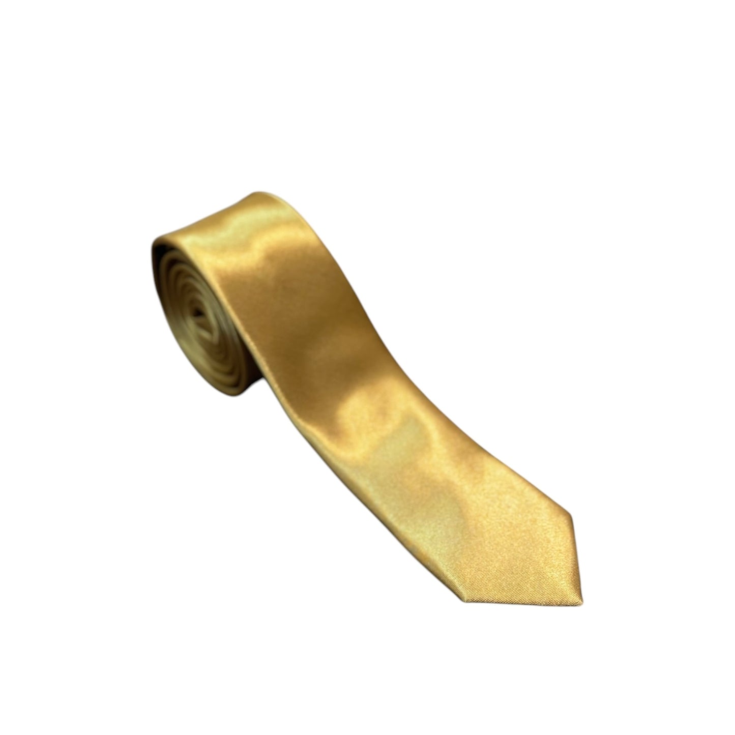 Mens Narrow Solid Colour Necktie