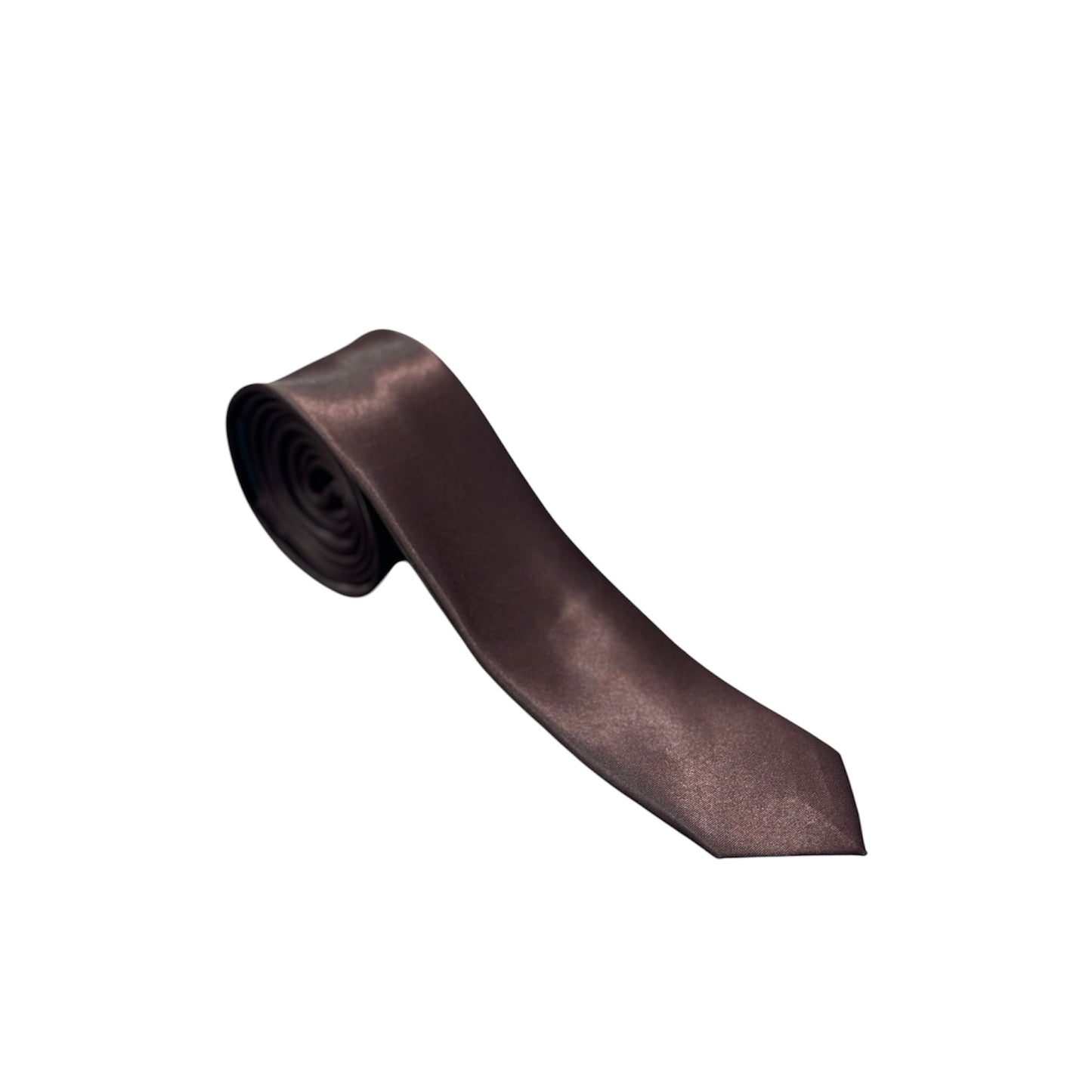 Mens Narrow Solid Colour Necktie