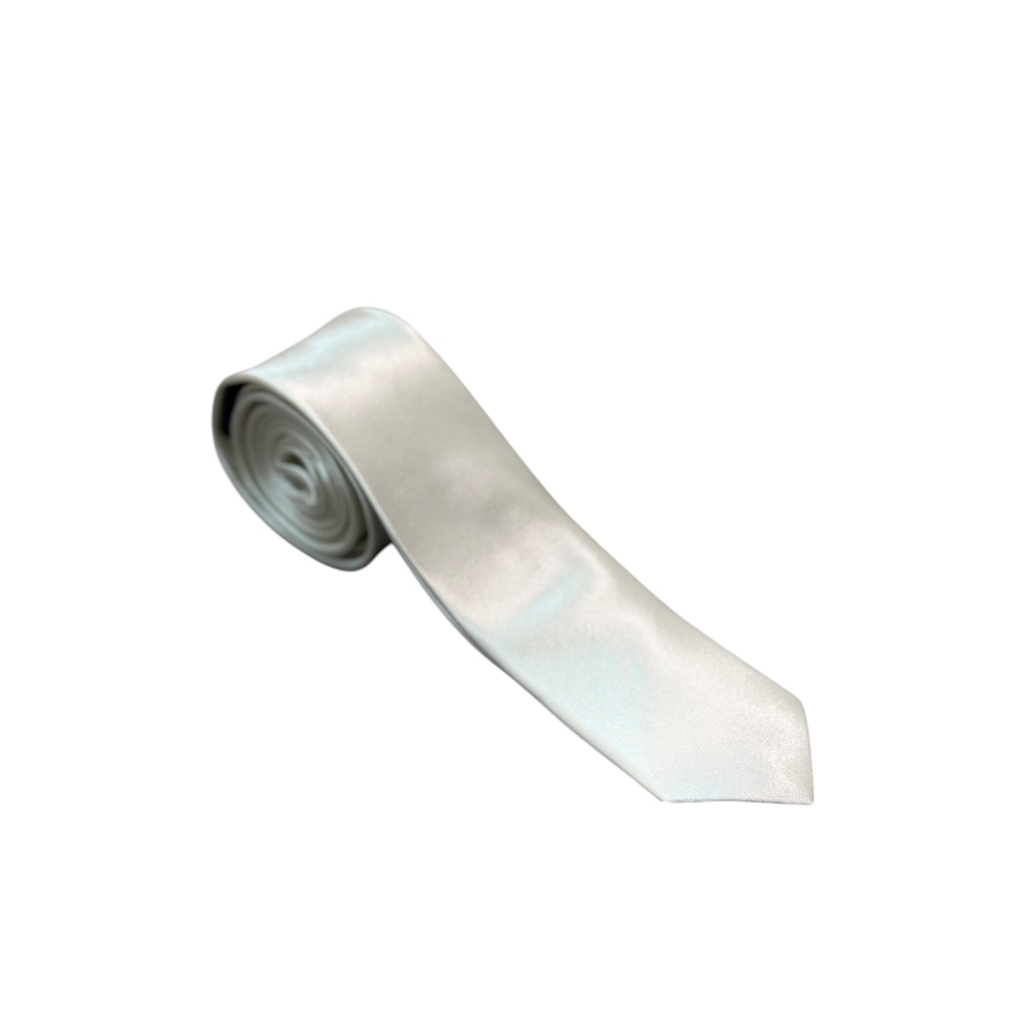 Mens Narrow Solid Colour Necktie