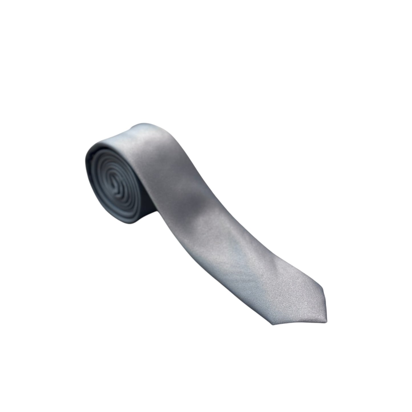 Mens Narrow Solid Colour Necktie