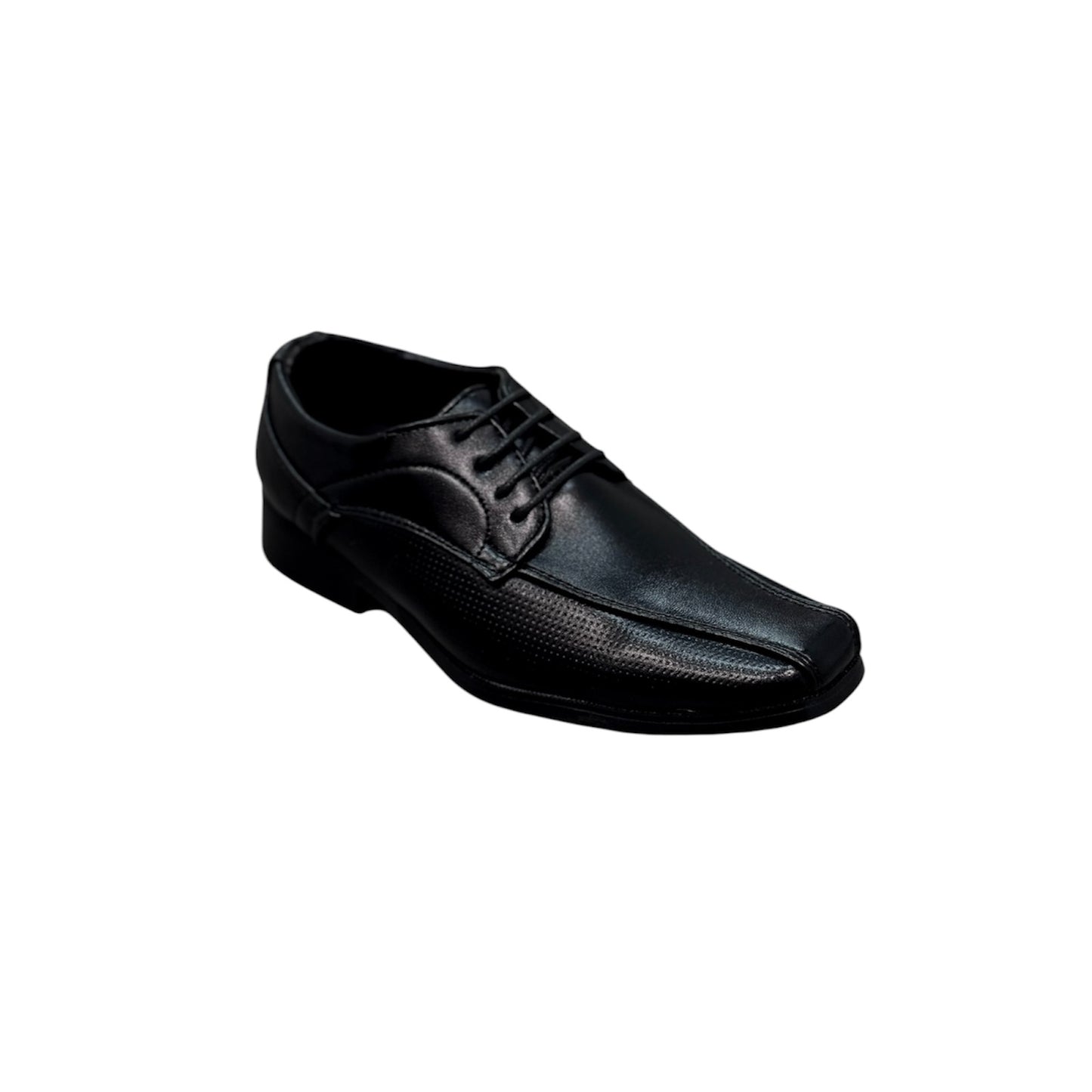 Fancy Kids Bicycle Toe Dress Shoe
