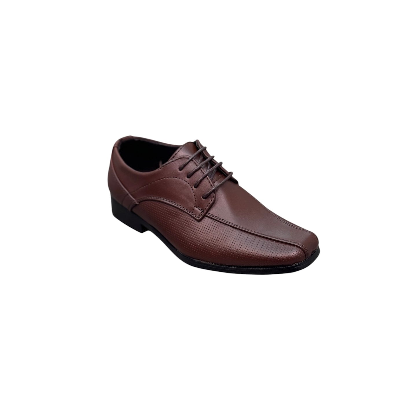 Fancy Kids Bicycle Toe Dress Shoe