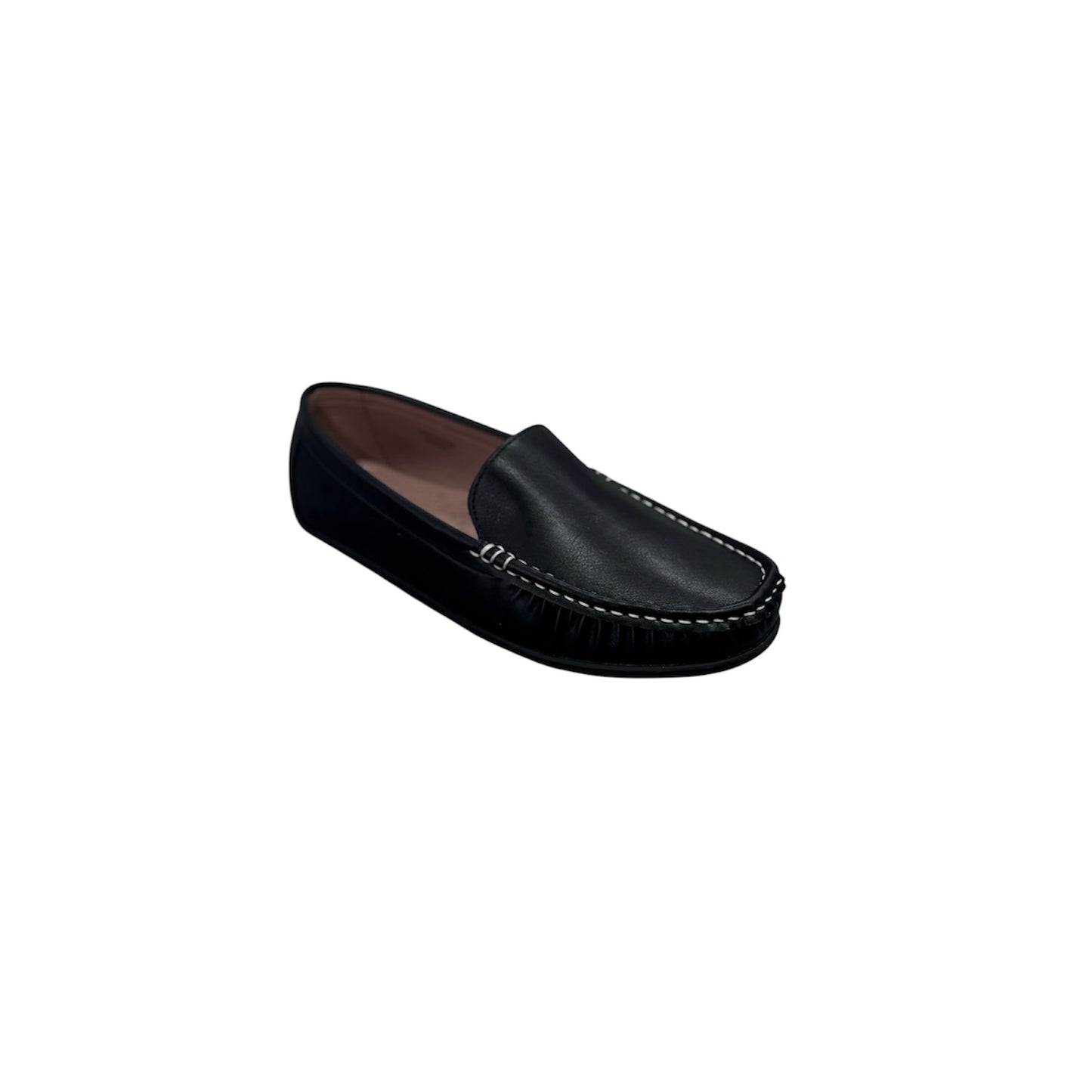 Mavezzano Moc Toe Venetian Black Loafer (Size 4)