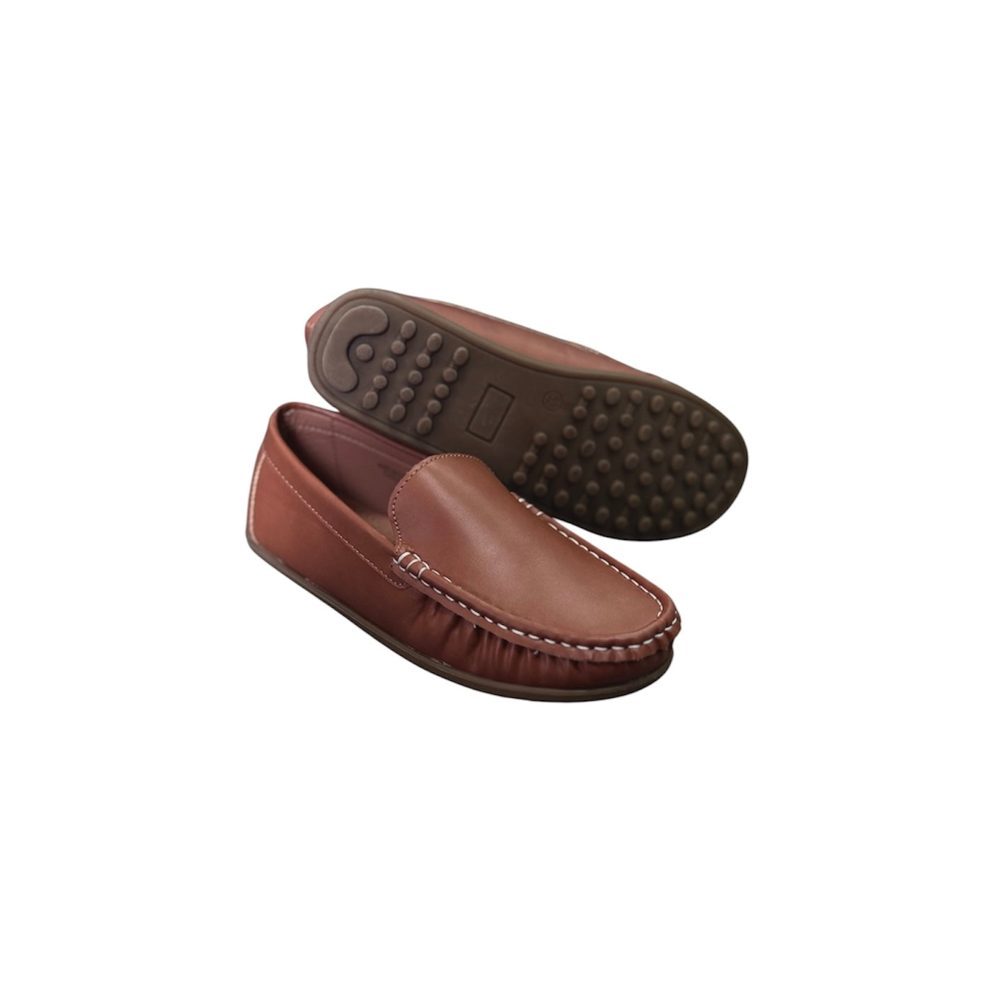 Mavezzano Moc Toe Venetian Light Brown Loafer (Size 1)