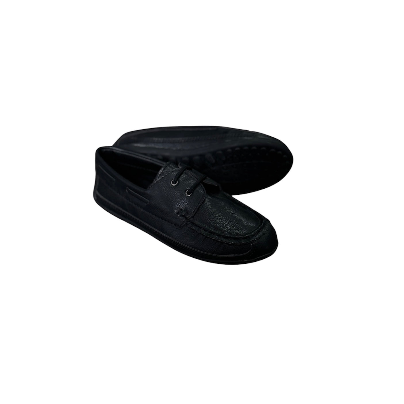 Mavezzano Black Boat Shoe Loafer (Size 3)