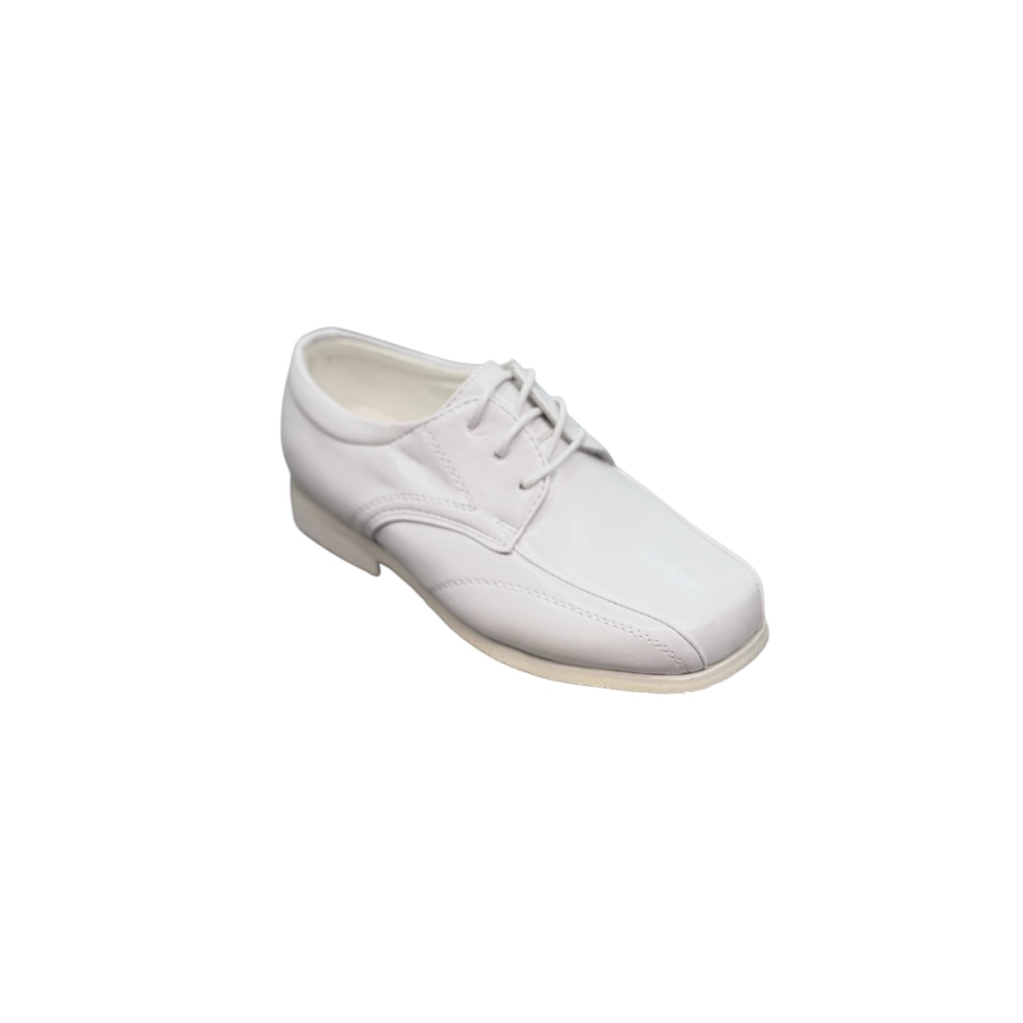 Fancy Kids White Dress Shoe