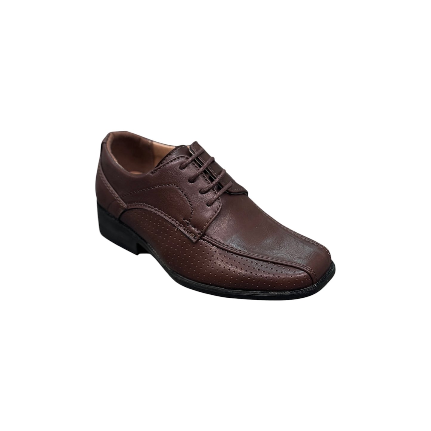 Debonair Box Toe Brown Dress Shoe