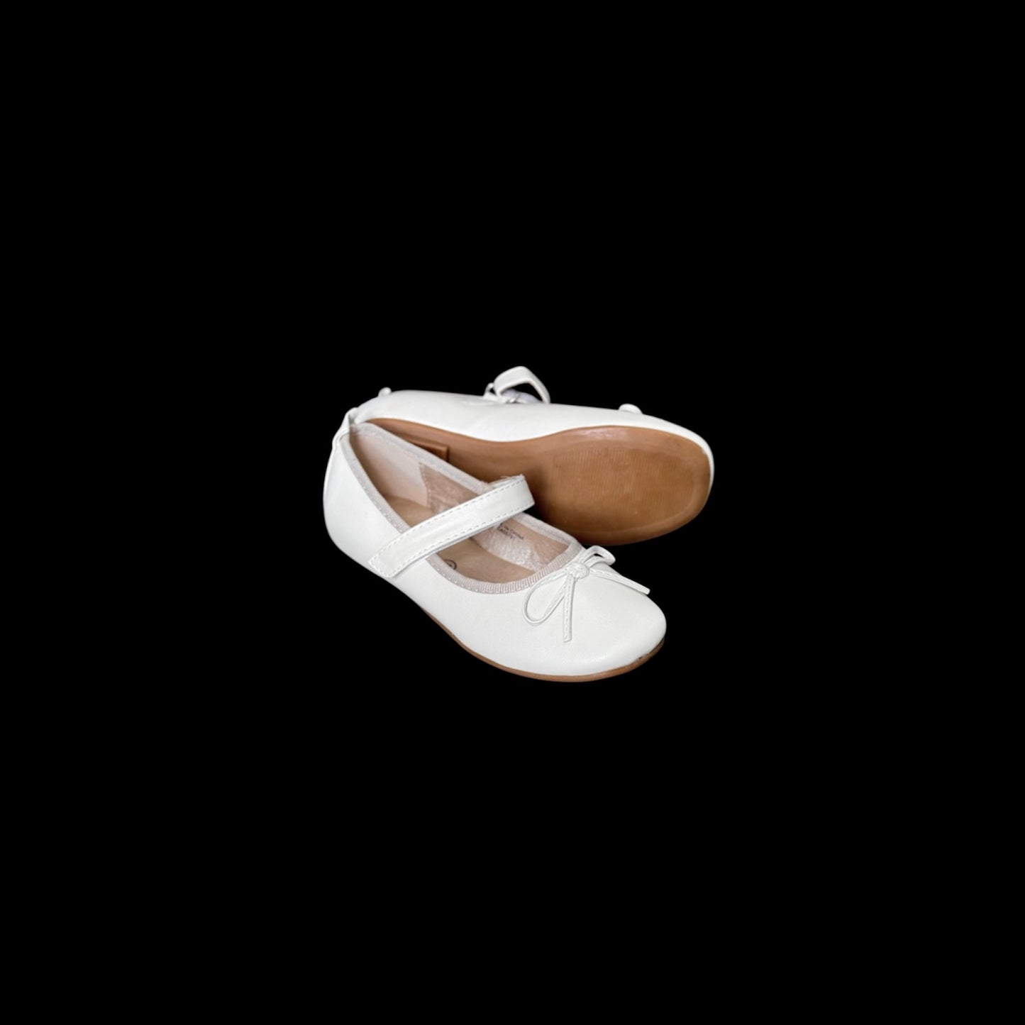 Jolene Ivory Ballet Flat w/ Simple Bow