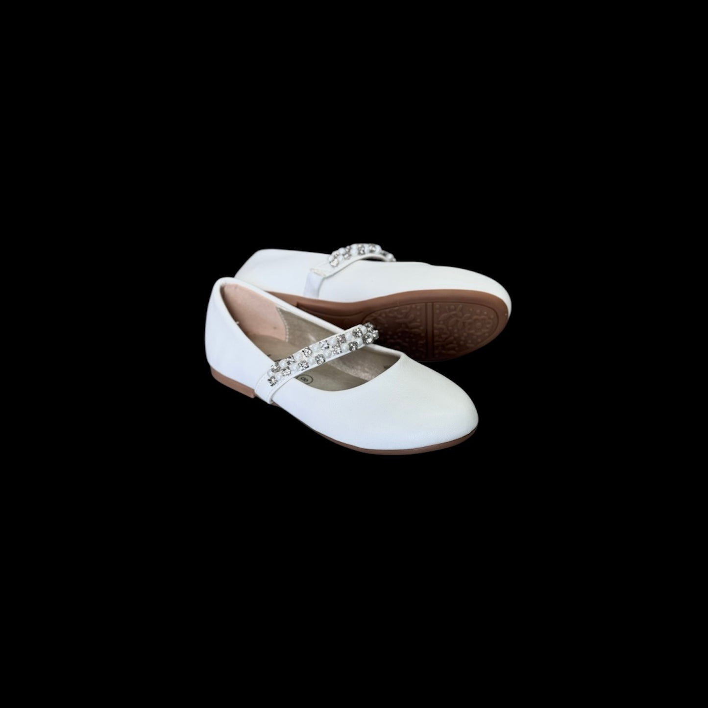 Jolene Flats w/ Rhinestones & Pearls