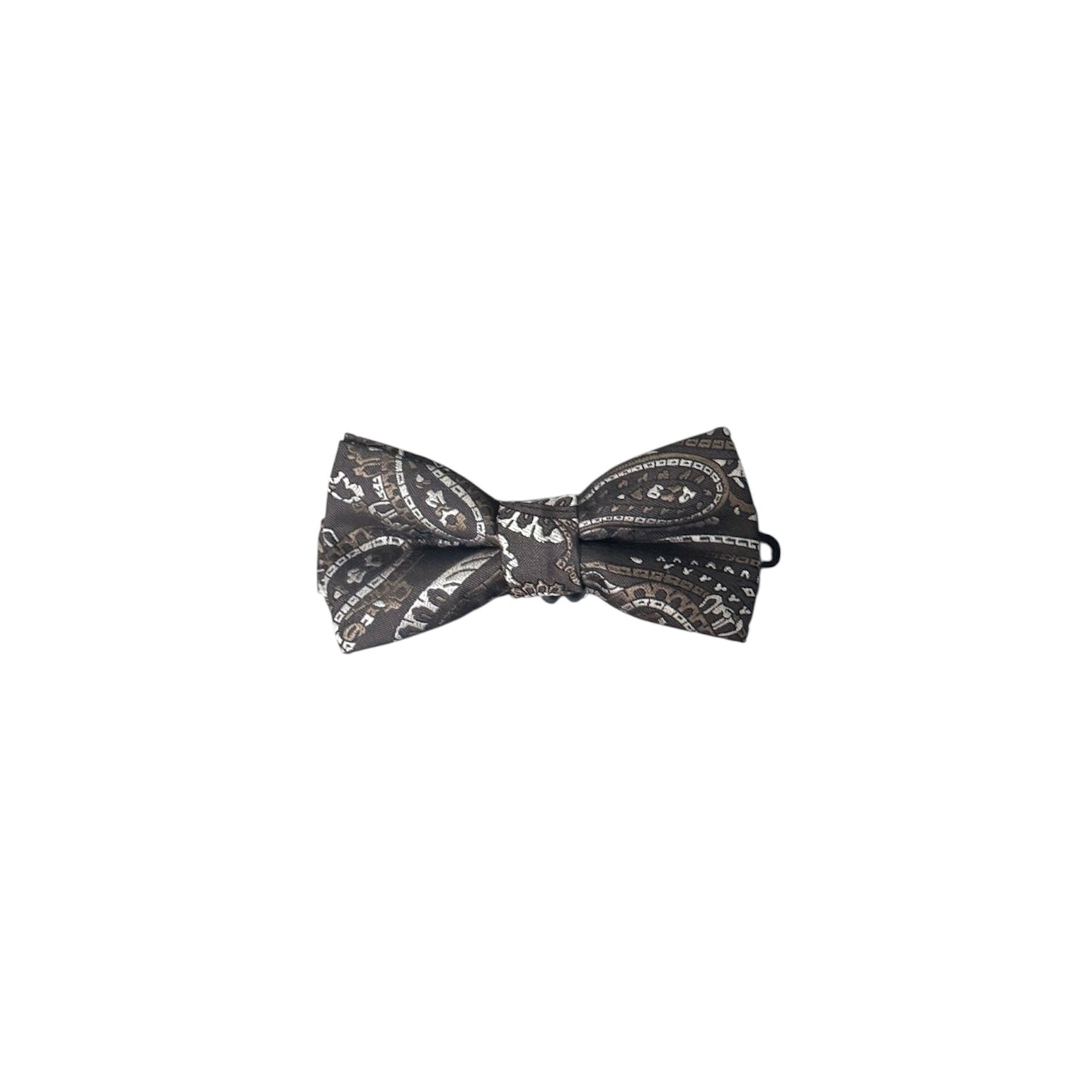 Boys Brown Paisley Bow Tie