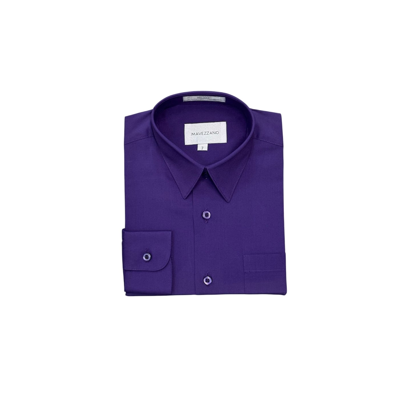 Mavezzano Slim-Fit Purple Toddler Dress Shirt