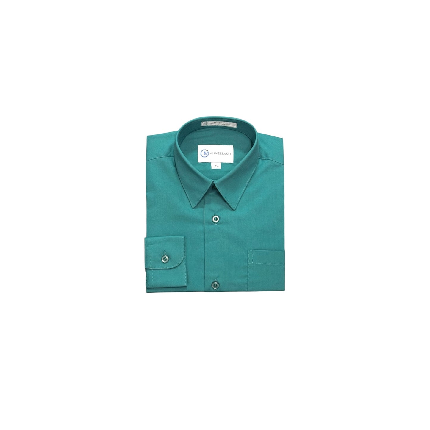Mavezzano Slim-Fit Jade Dress Shirt