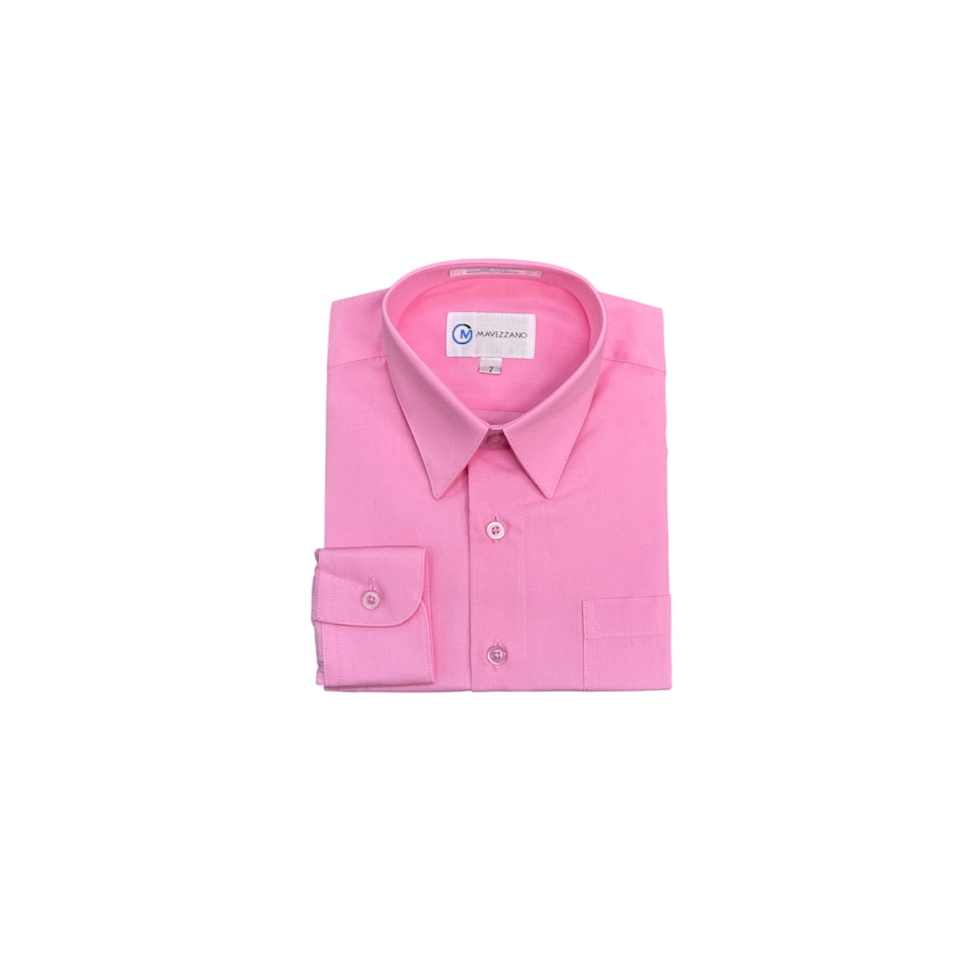 Mavezzano Slim-Fit Medium Pink Dress Shirt