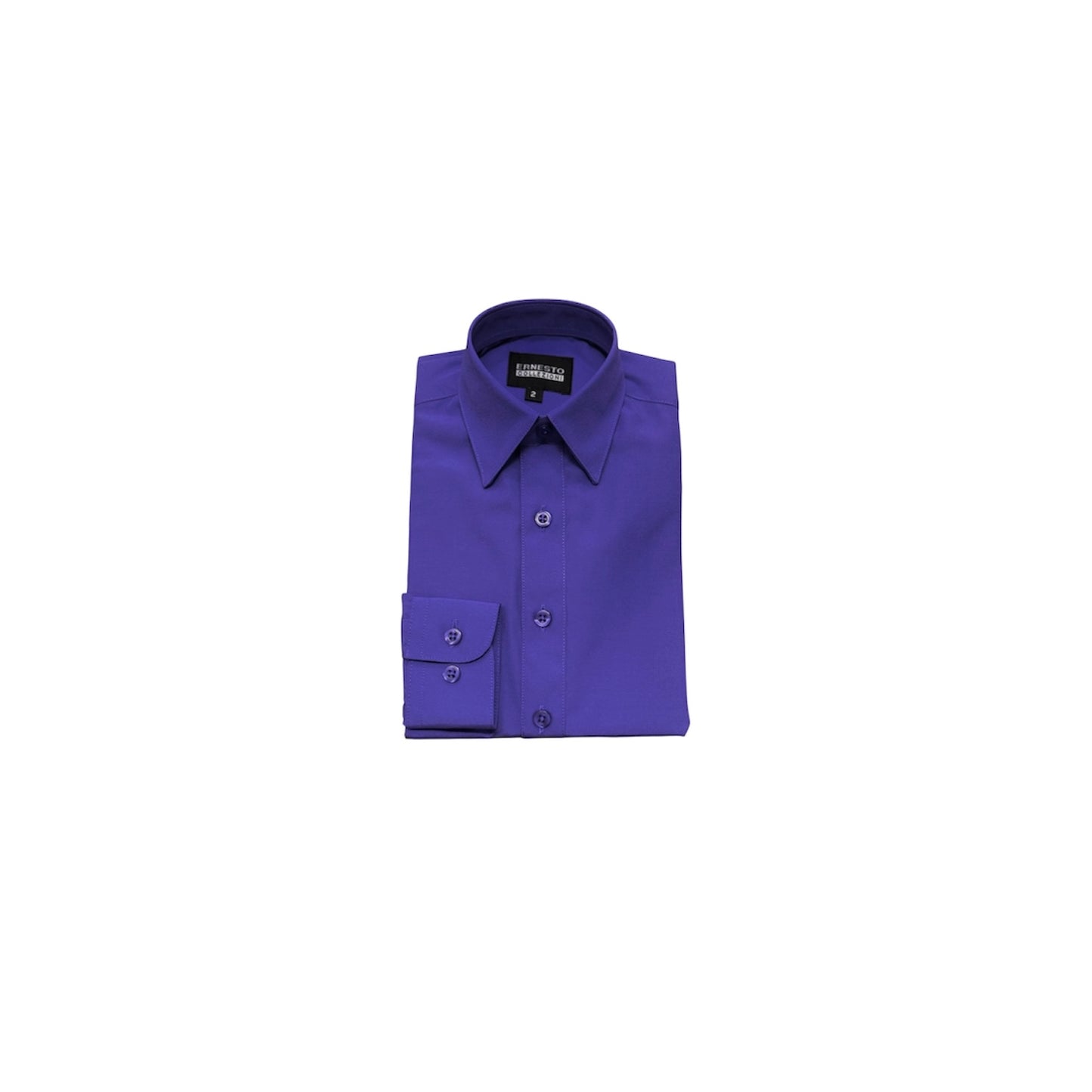 Ernesto Modern-Slim Fit Purple Dress Shirt