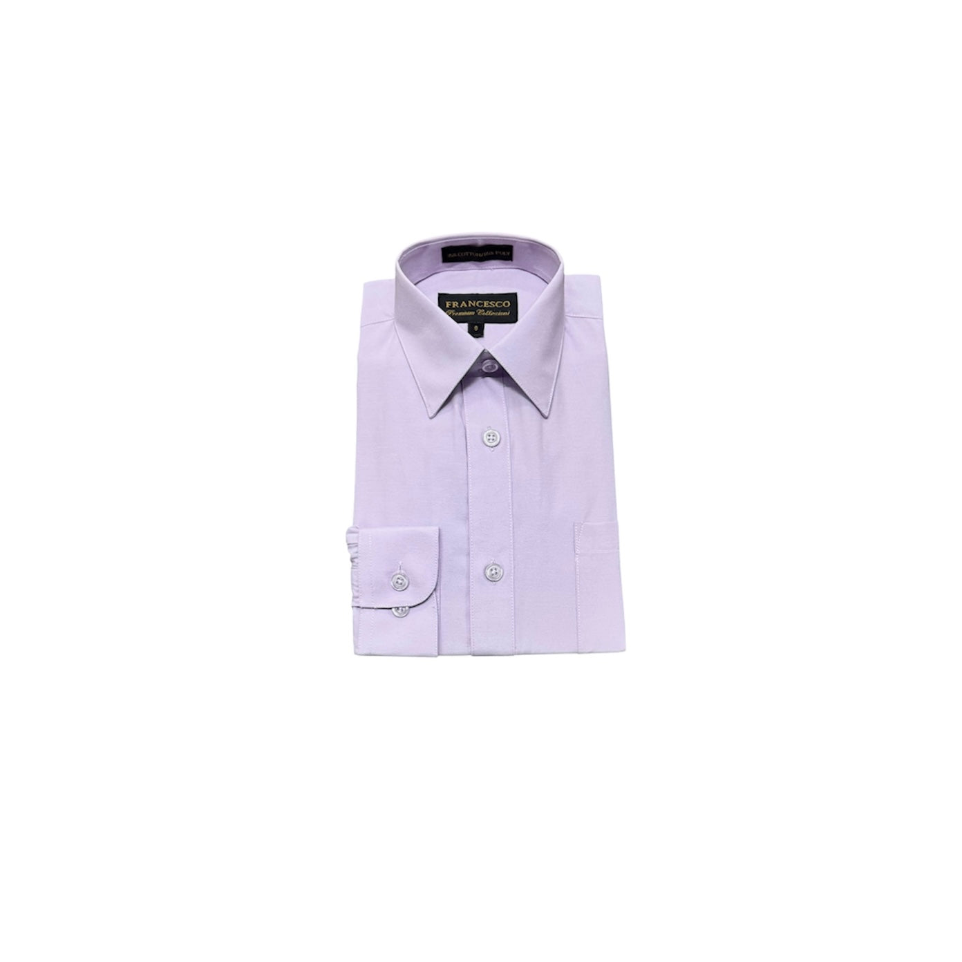 Francisco Premium Collerioni Modern-Fit Lilac Dress Shirt