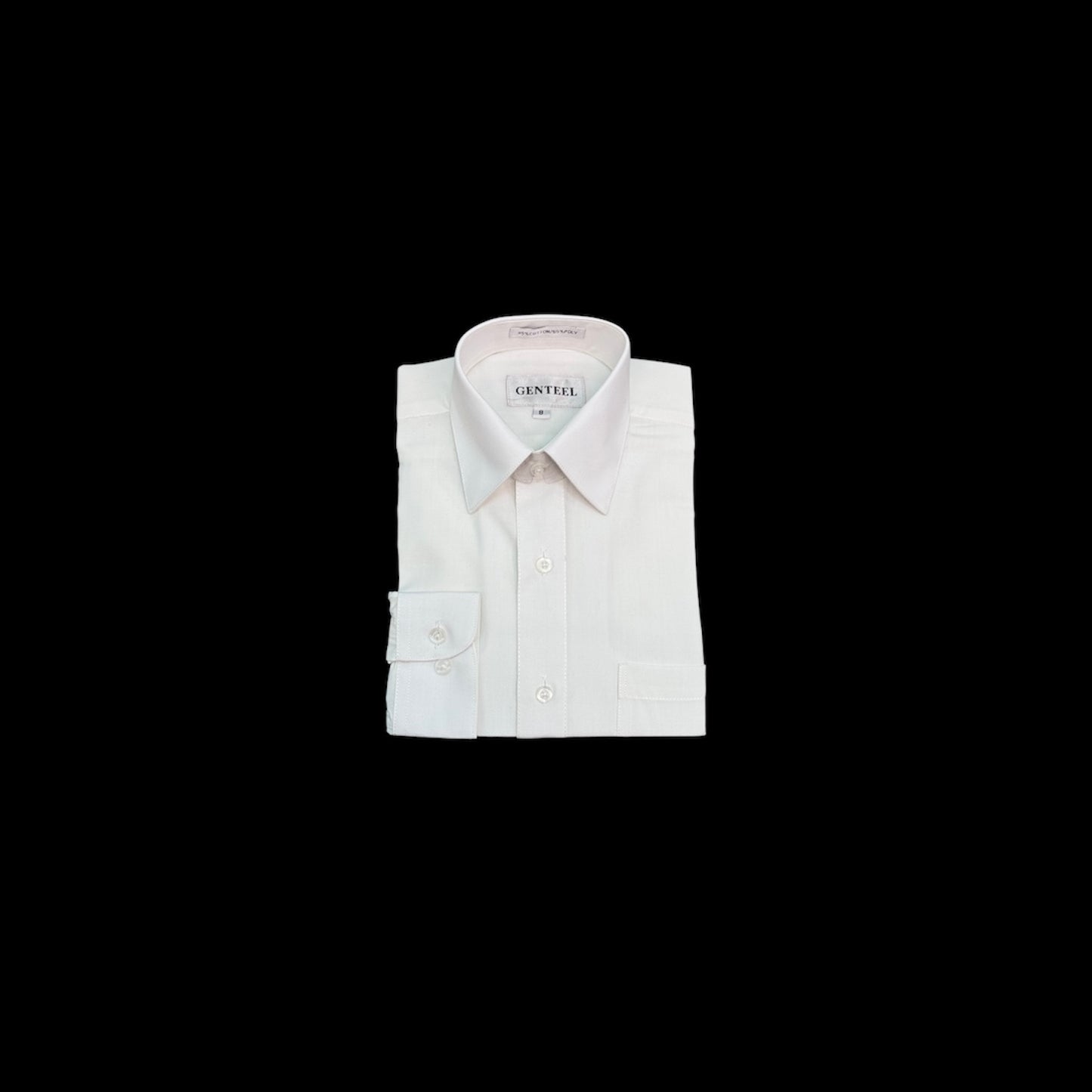 GENTEEL Regular-Fit Off-White Dress Shirt