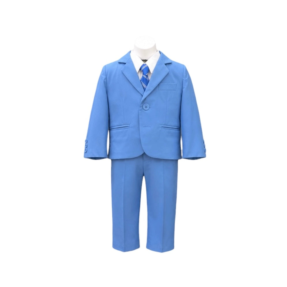 Fancy Kids 5-Piece Sky Blue Baby Suit