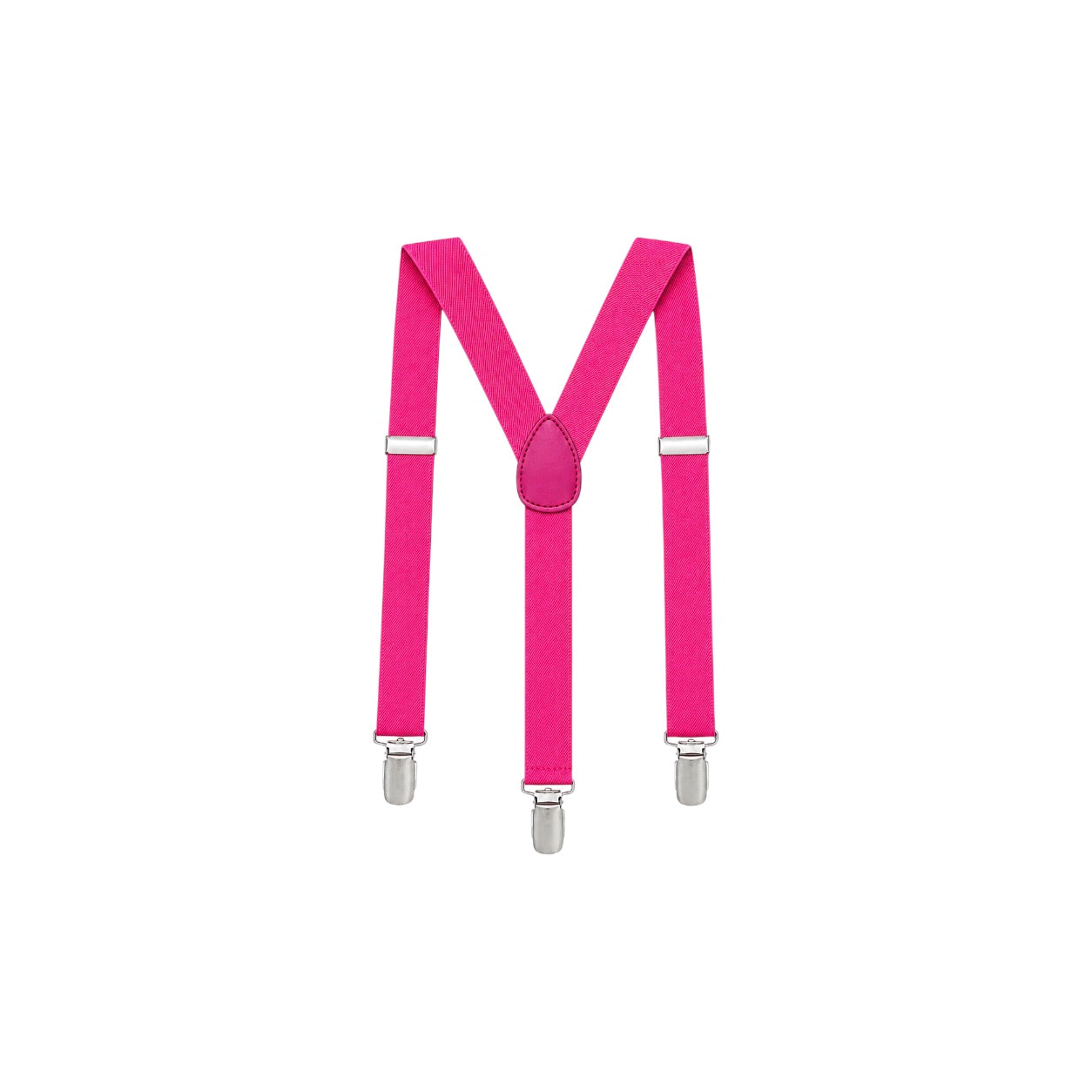 Mavezzano Boys’ Hot Pink Adjustable Suspenders