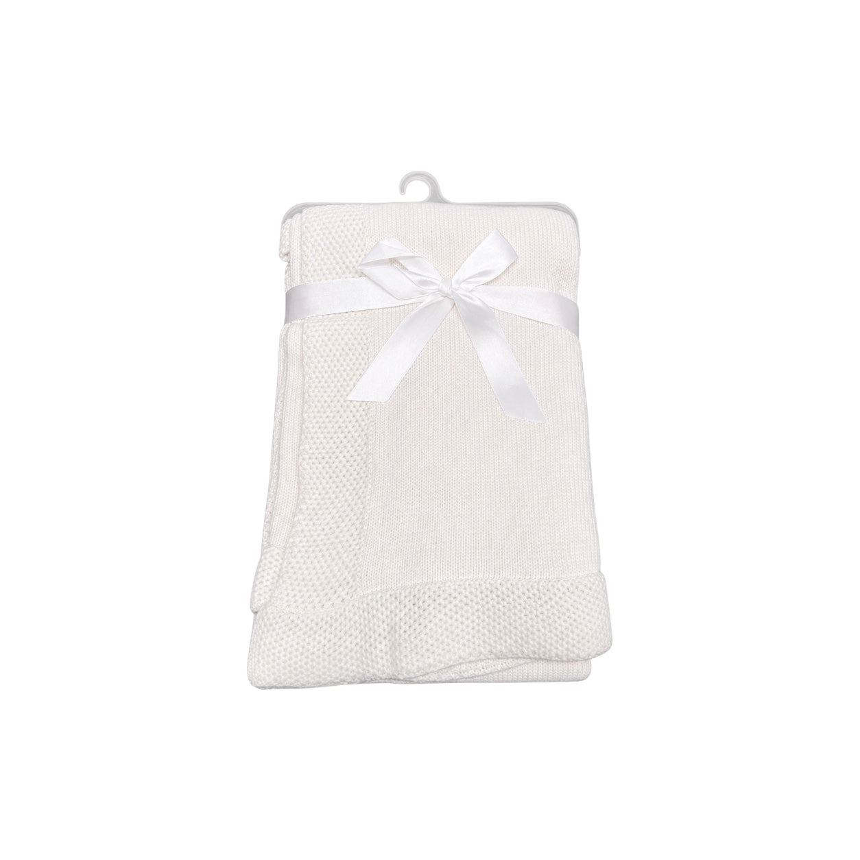 Baby Mode Ivory Keepsake Cotton Blanket (30" x 40")