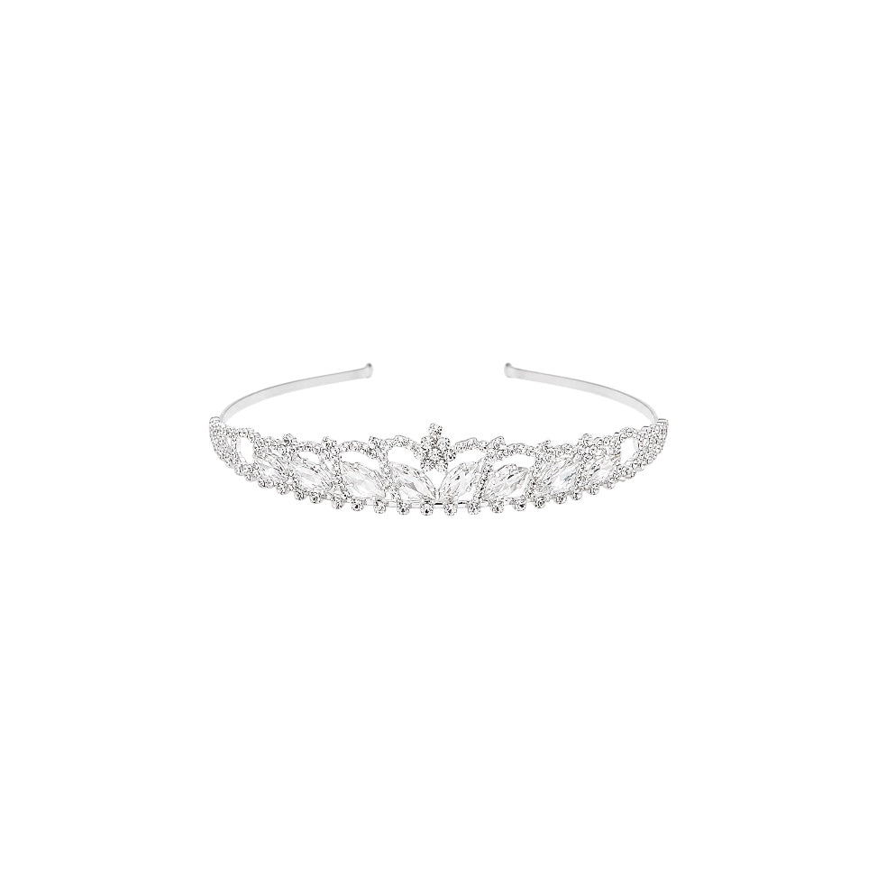 Silver Crystal & Rhinestone Princess Tiara