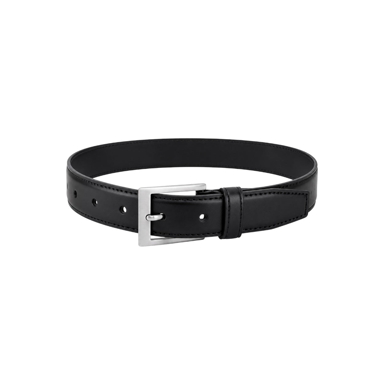 Mavezzano Boys’ Patent Black Dress Belt (XS)