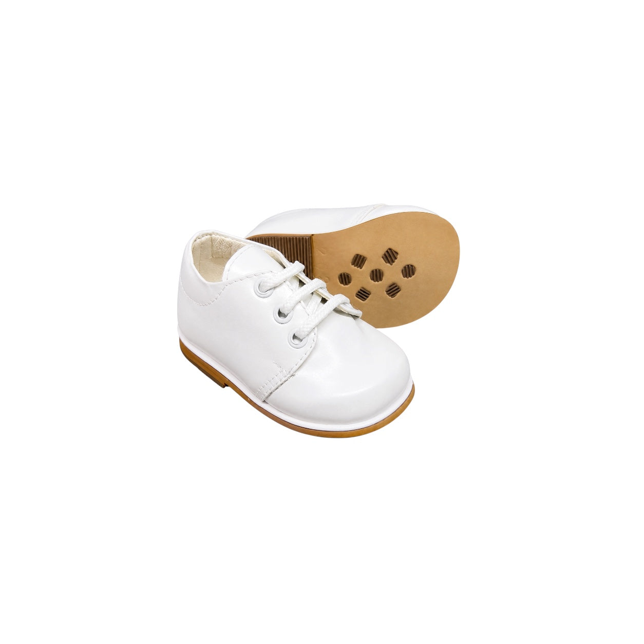 Cora White Leather Baby & Toddler Dress Shoes