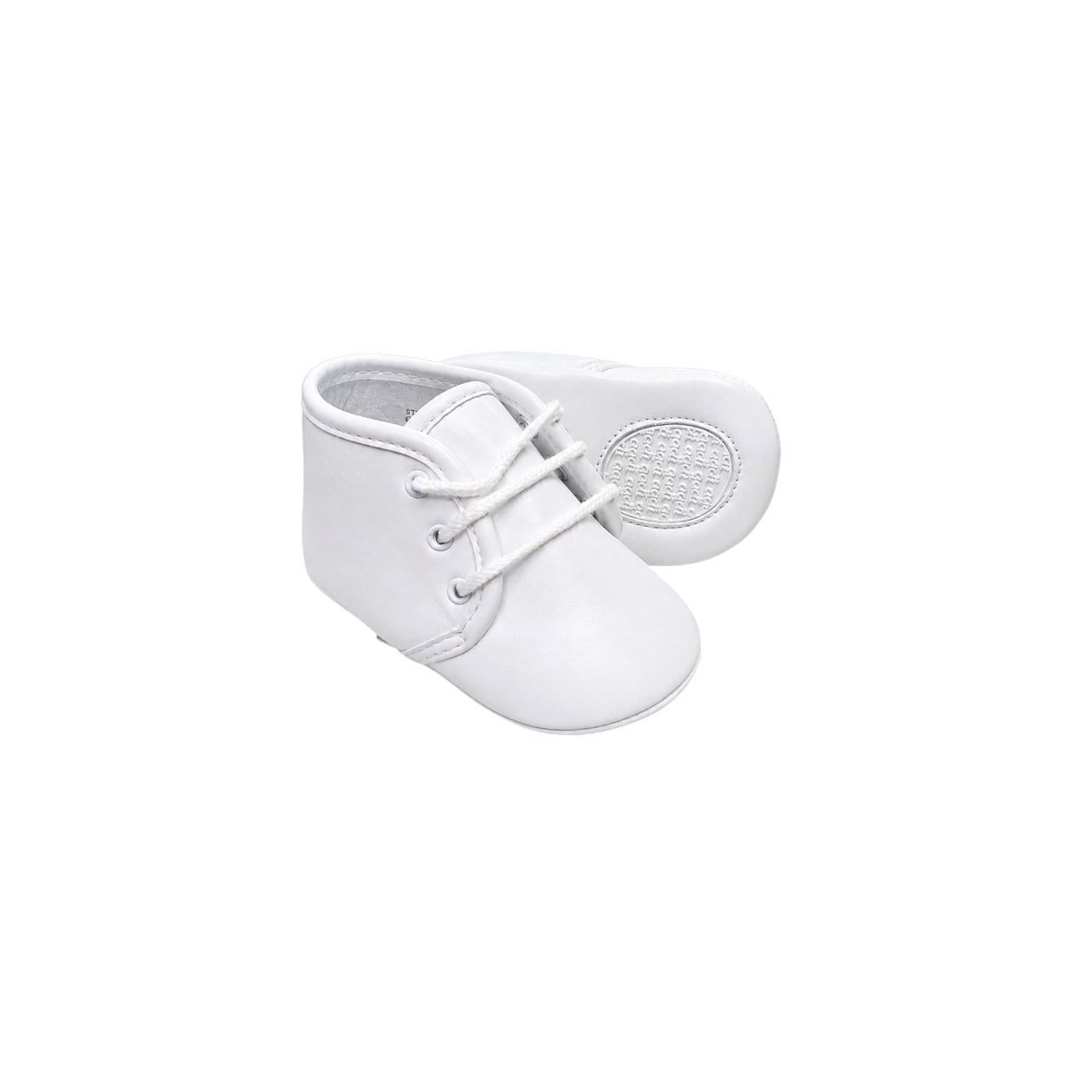 Fancy Kids White Pre-Walker Baby Shoes (Soft Sole)