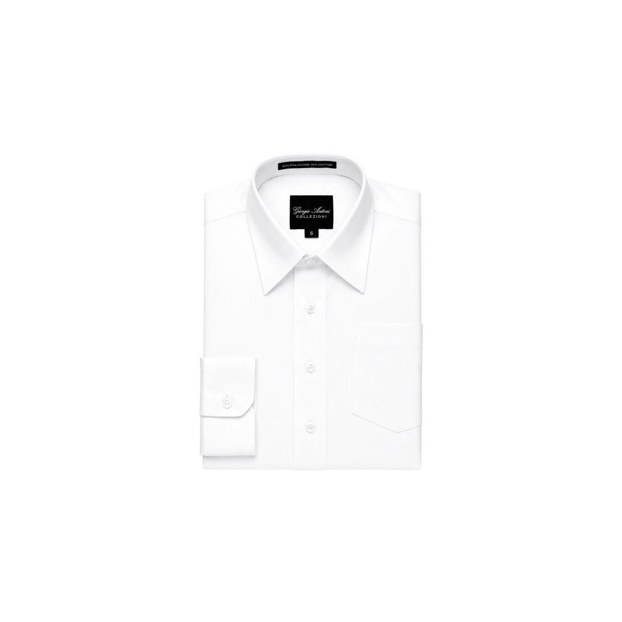Giorgio Antoni Collezioni Baby White Long Sleeve Dress Shirt