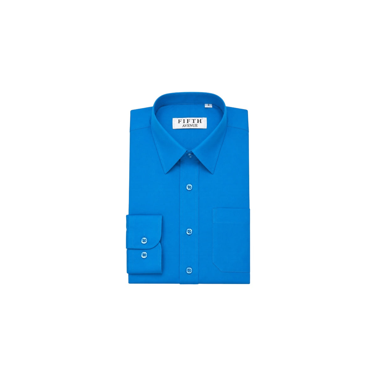 Fifth Avenue Bright Blue Long Sleeve Toddler Dress Shirt