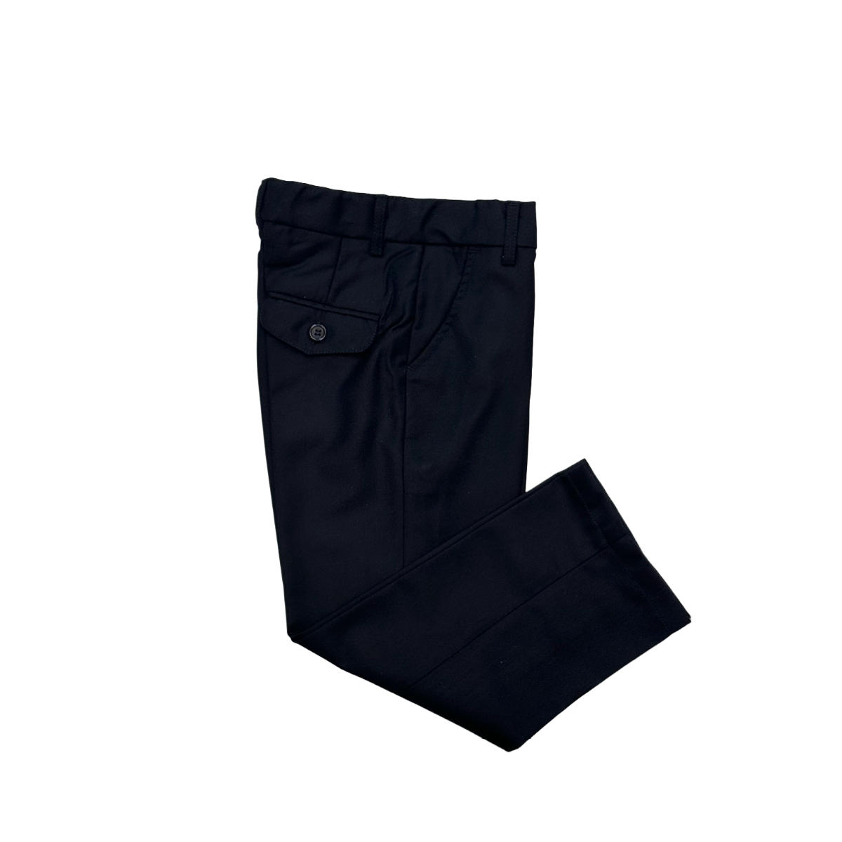 Fancy Kids Slim-Modern Fit Black Dress Pants