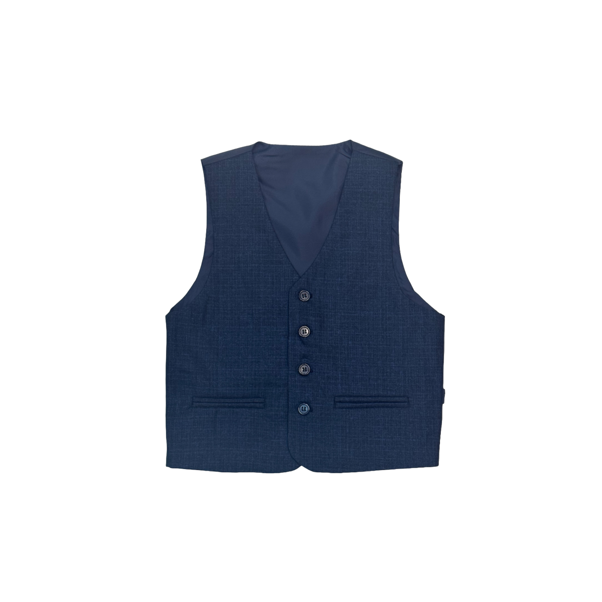 Fancy Boys 5-Piece Pattern Navy Suit