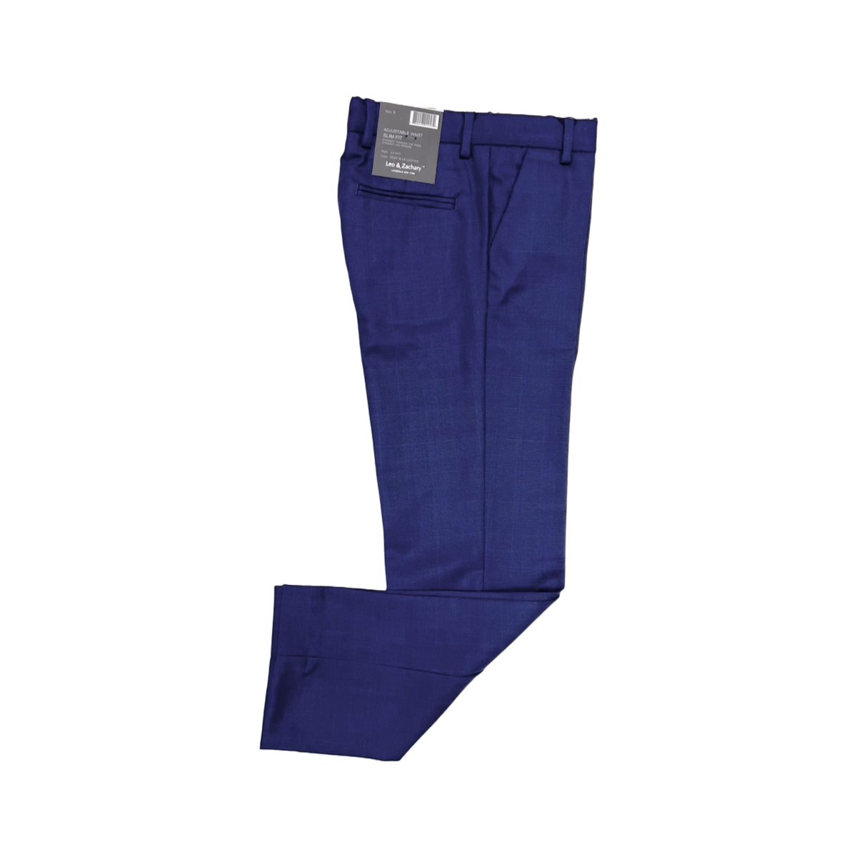 Leo & Zachary 2-Piece Deep Blue Checks Suit