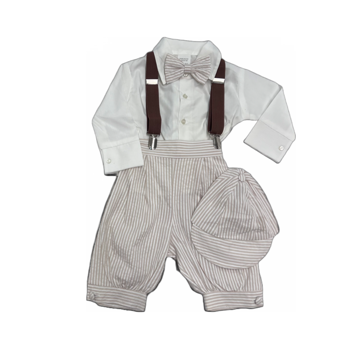 5-Piece Suspender Set w/ Stripes