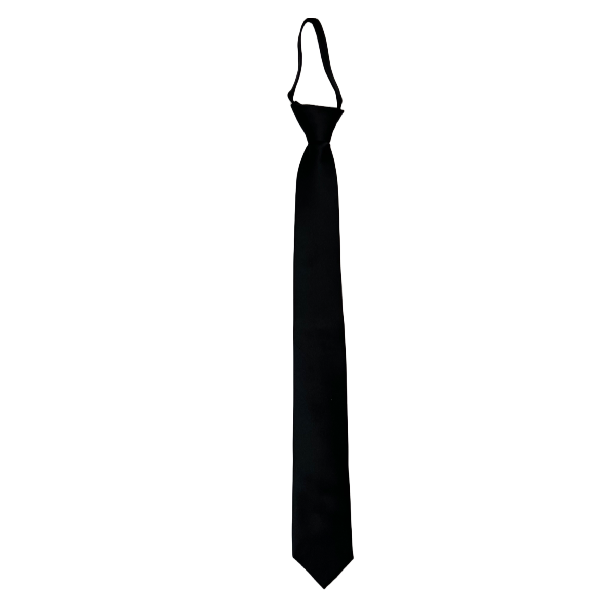 Black 20" Zipper Tie