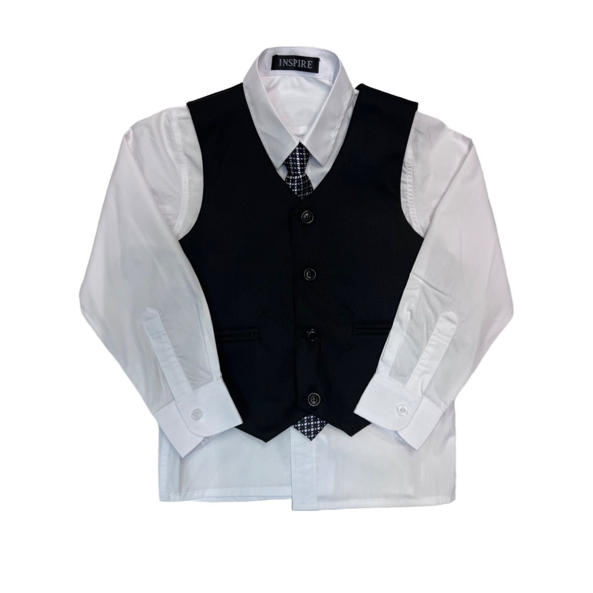 Inspire 5-Piece Black Suit
