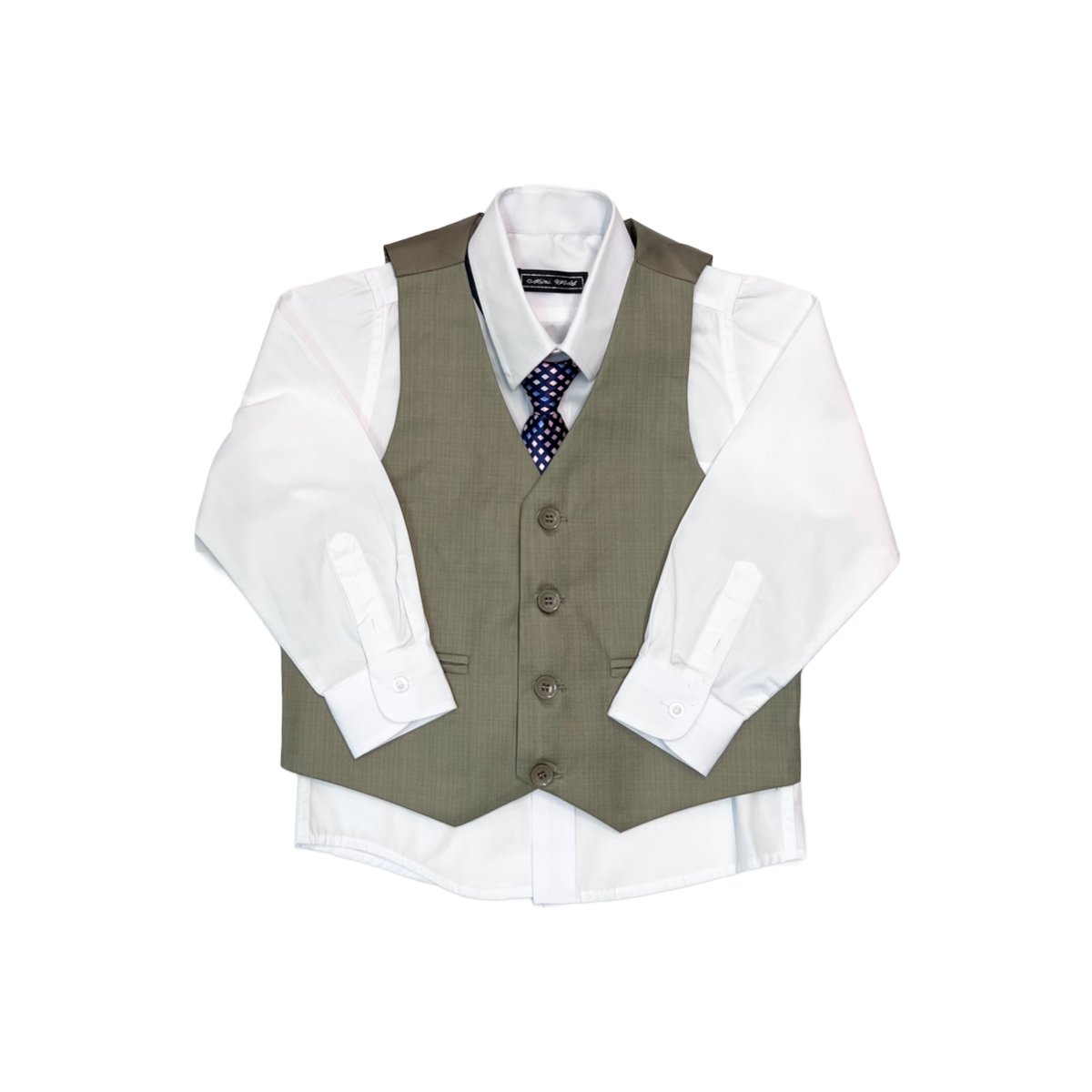 Mini World 5-Piece Oatmeal Suit