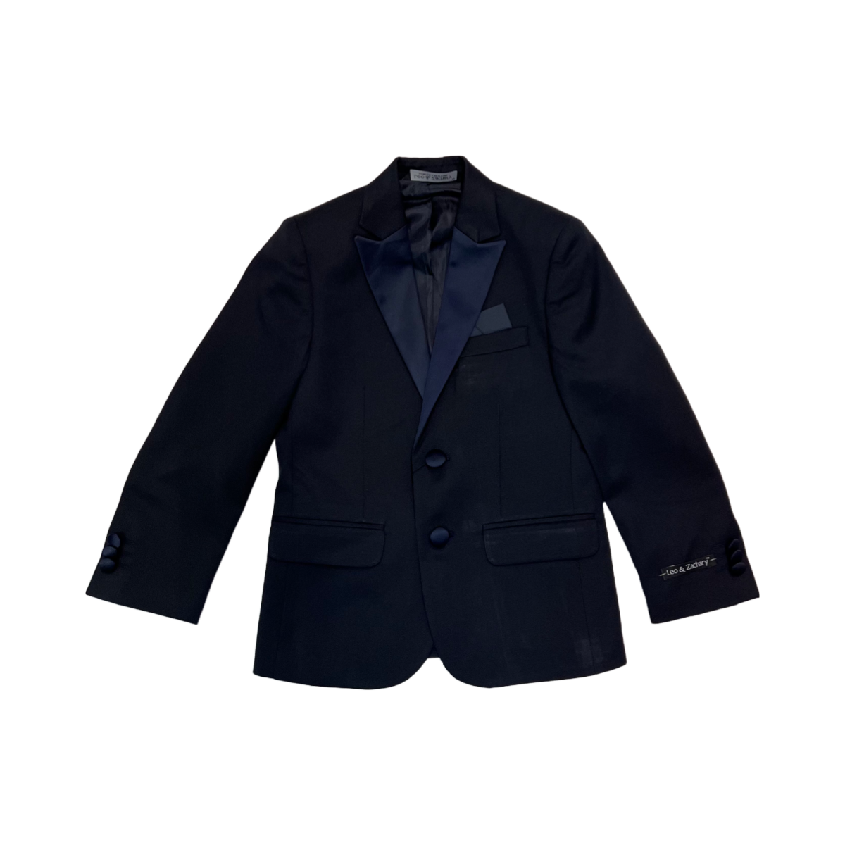 Leo & Zachary Navy 2-Piece Tuxedo