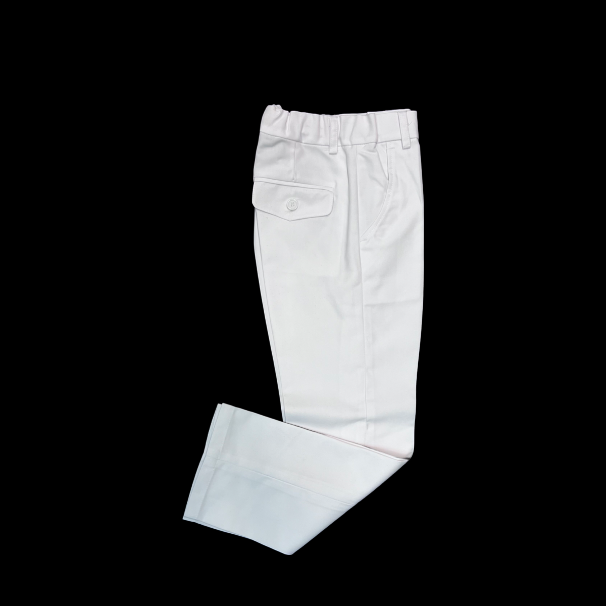 Fancy Kids Modern Fit 5-Piece White Suit