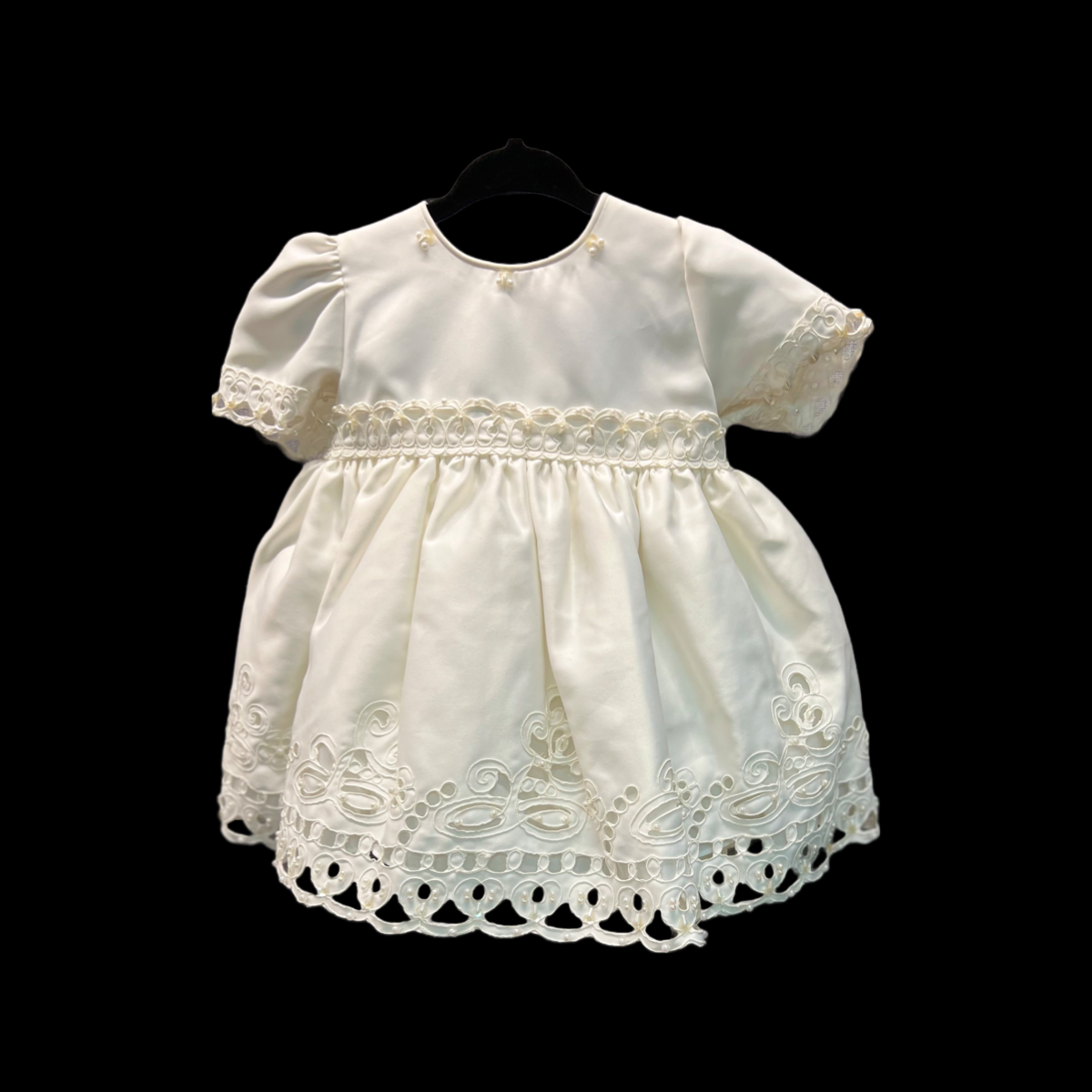 Short Sleeve Dress w/ Intricate Beading