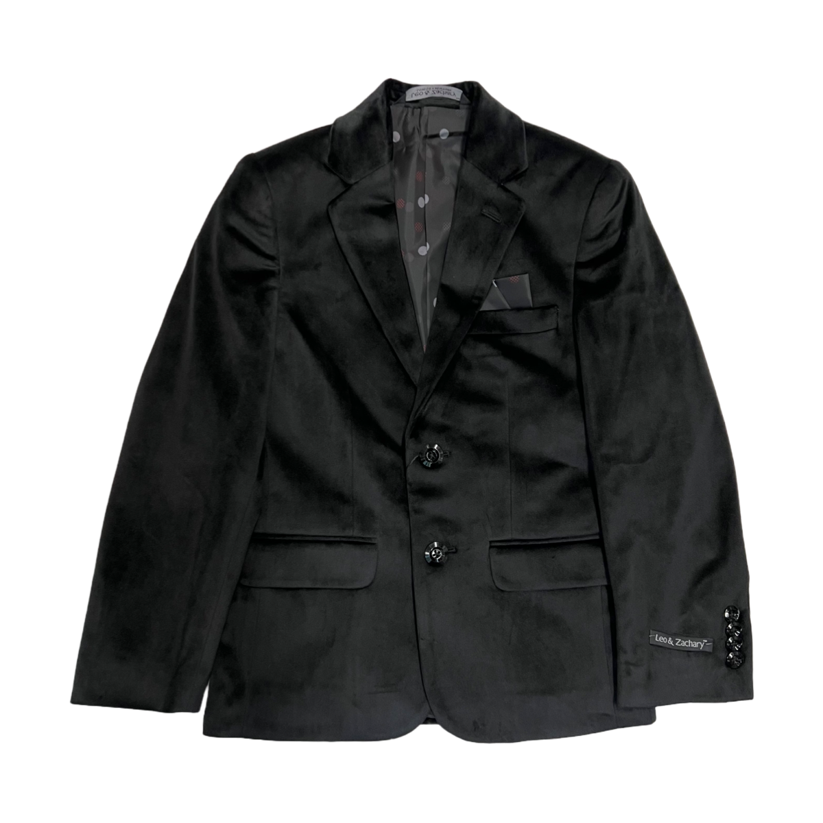 Leo & Zachary Faux Suede Black Jacket