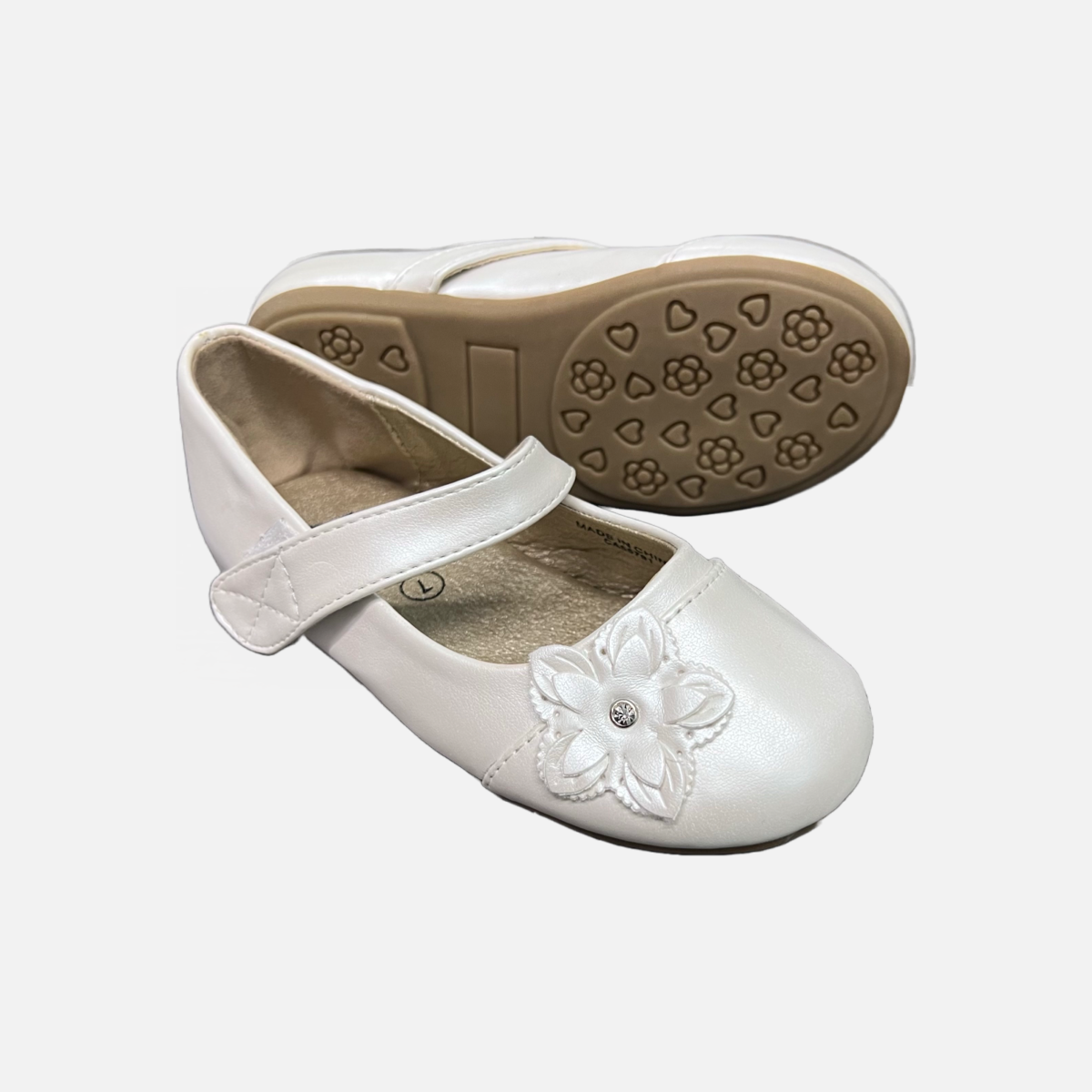 Jolene Baby Shoe with Flower Detail